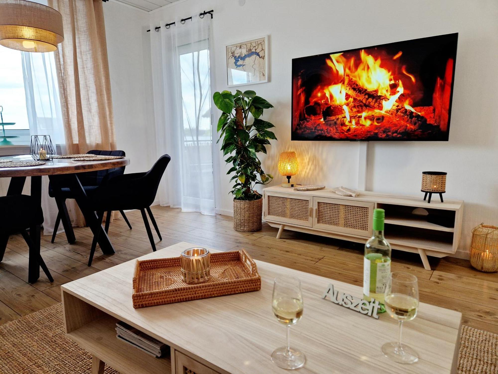 Ferienwohnung Sonnenhang Im Boho-Stil Mit Balkon Möhnesee Exterior foto